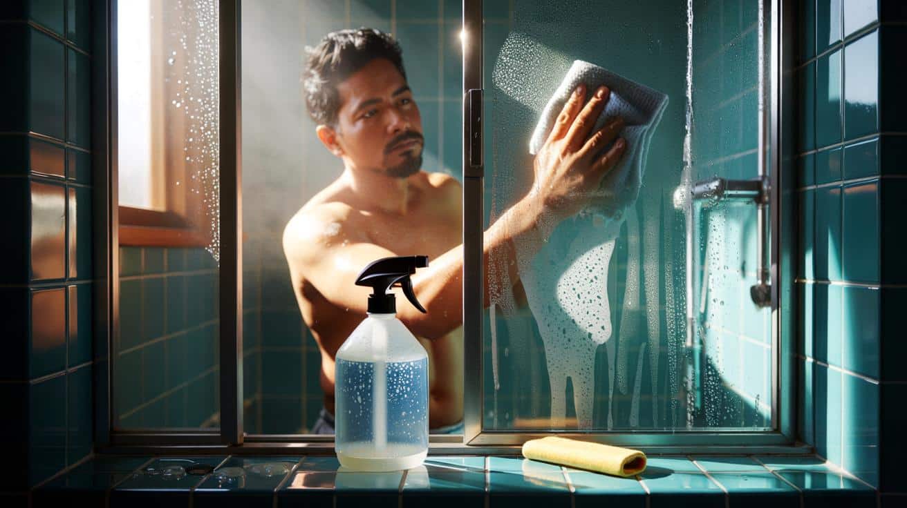 Diego Fernández, ingeniero químico: “Aplicar 500 ml de agua con una cucharadita de jabón líquido para platos facilita desengrasar la mampara de la ducha”